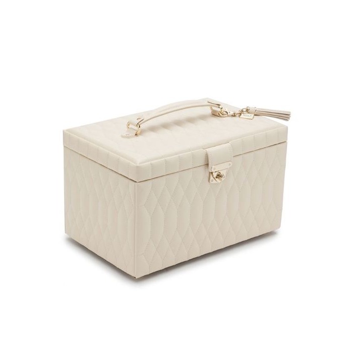  Wolf Caroline Large Jewelry Case Ivory 329653