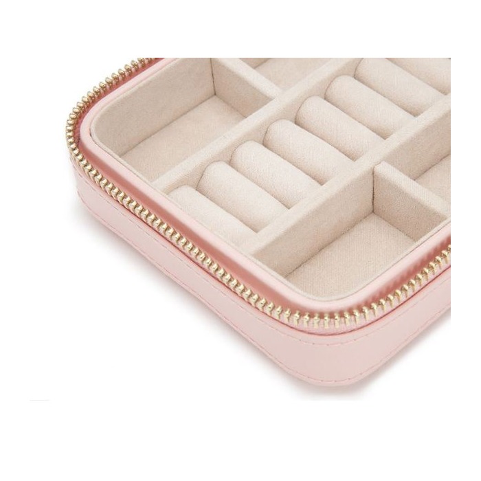  Wolf Caroline Zip Travel Case Rose Quartz 329915