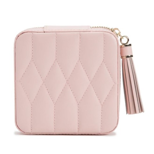Wolf Caroline Zip Travel Case Rose Quartz 329915 Wolf Caroline Zip Travel Case Rose Quartz 329915