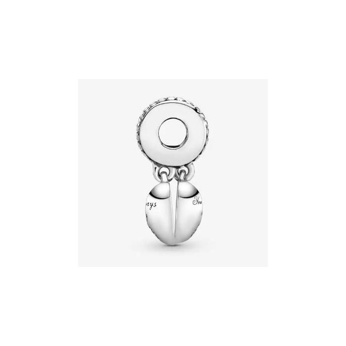 Juweel Pandora Mother and Daughter split Heart dangle 792072EN40