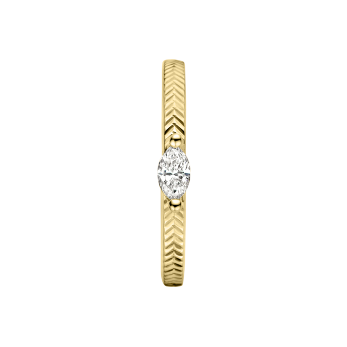 Juweel Atelier P ring Christel 18k geelgoud Diamant AP04R0050-18Y