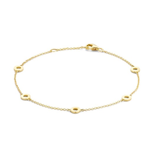 Juweel Blush armband 14karaat geelgoud 2201YGO Juweel Blush armband 14karaat geelgoud 2201YGO