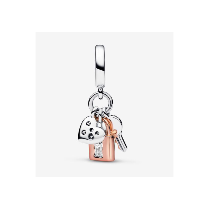 Juweel Pandora Moments Padlock, Key & Heart charm 782506C01
