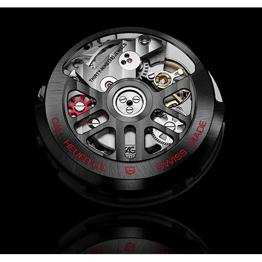 Horloge TAG Heuer Carrera Calibre HEUER 01 Automatic Chronograph 45 MM CAR2A1Z.FT6044