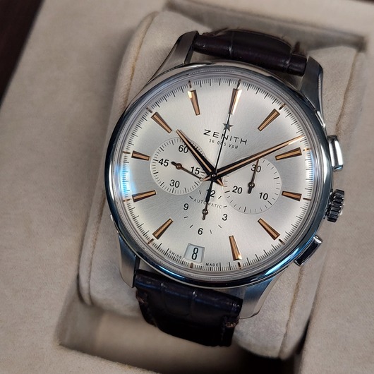 Horloge Zenith El Primero Captain Chronograph 03.2110.400/01.C498 '67593-641-TWDH'