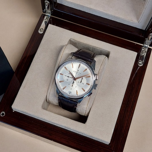 Horloge Zenith El Primero Captain Chronograph 03.2110.400/01.C498 '67593-641-TWDH'