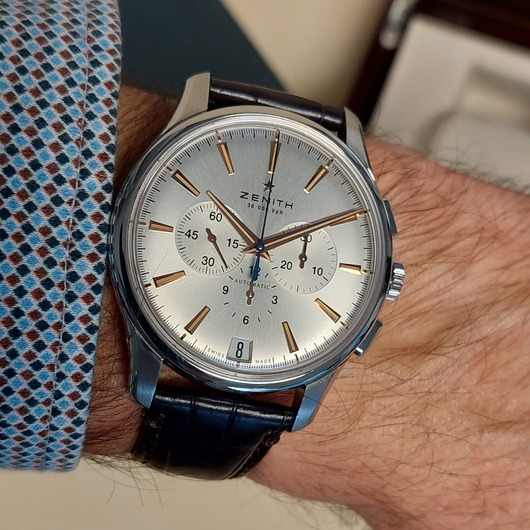 Horloge Zenith El Primero Captain Chronograph 03.2110.400/01.C498 '67593-641-TWDH'
