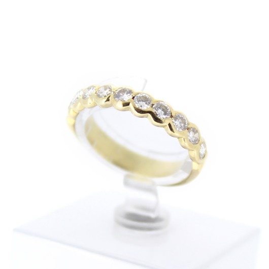 Juweel Ring Geelgoud 18 karaat Briljanten '68966-1209-TWDH'