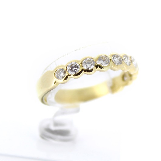 Juweel Ring Geelgoud 18 karaat Briljanten '68966-1209-TWDH'