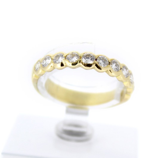 Juweel Ring Geelgoud 18 karaat Briljanten '68966-1209-TWDH'