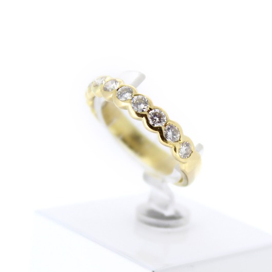 Juweel Ring Geelgoud 18 karaat Briljanten '68966-1209-TWDH'