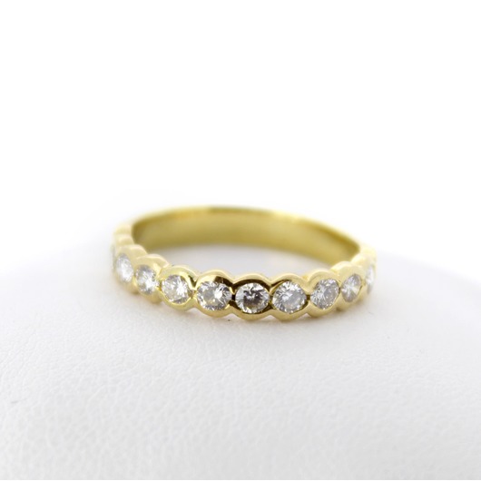 Juweel Ring Geelgoud 18 karaat Briljanten '68966-1209-TWDH'