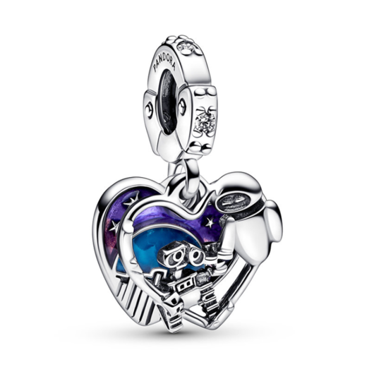 Juweel Pandora Disney Wall-E and Eve Heart 792518C01 Juweel Pandora Disney Wall-E and Eve Heart 792518C01