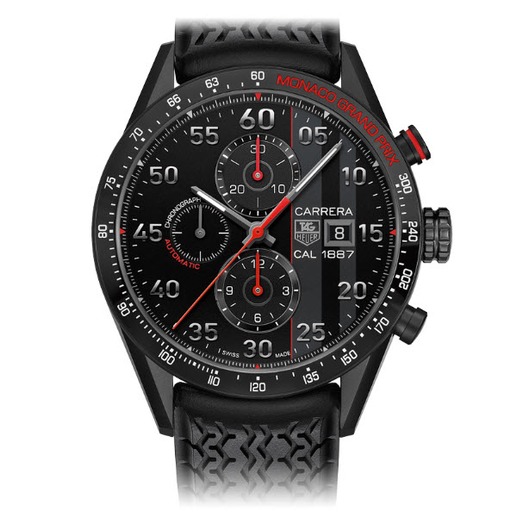 Tag Heuer CAR2A83.FT6033 Carrera Automatisch Calibre 1887 blacksteel  limited edition