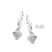 Juweel ORAGE KIDS OORSTEKERS HART MULTICOLOR PASTEL K2678 Juweel ORAGE KIDS OORSTEKERS HART MULTICOLOR PASTEL K2678