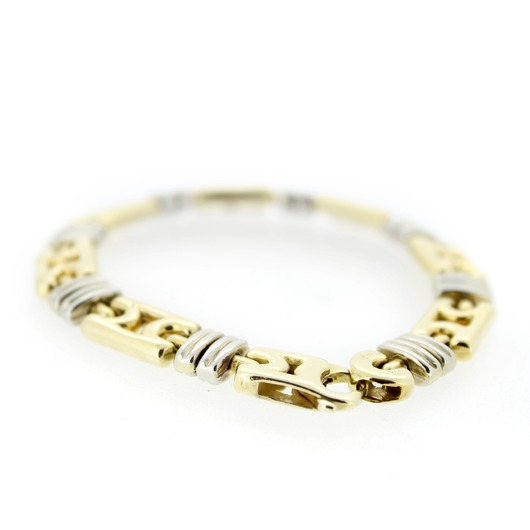 Juweel Armband bicolor goud 18 karaat '69395-1216-TWDH' 