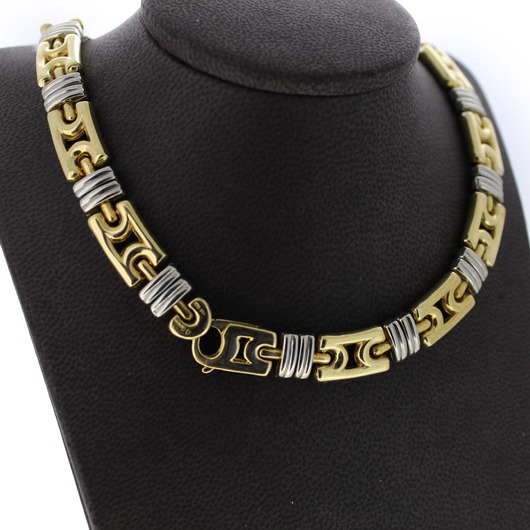 Juweel Collier bicolor goud 18karaat '69394-1215-TWDH'