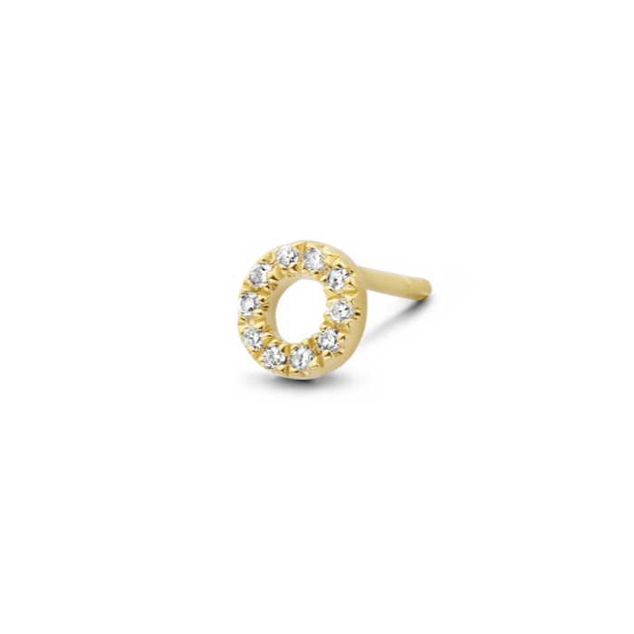 Juweel DIAMANTI PER TUTTI MARS SINGLE EARRING M2106 YELLOW