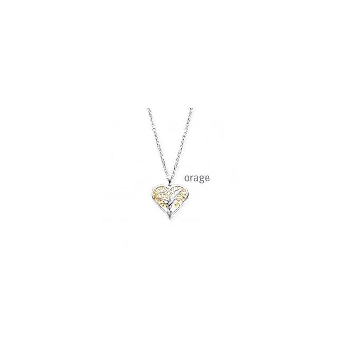 Juweel ORAGE VALENTIJN KETTING HART LEVENSBOOM AS353