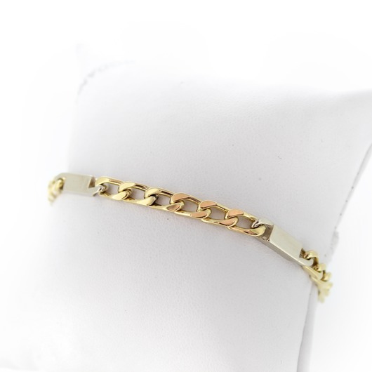 Juweel Armband bicolor goud 18 karaat 'CV-1223-TWDH' 