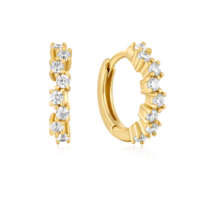 Juweel Ania Haie Ear Edit Sparkle Cluster Huggie Hoop Earrings E047-09G Juweel Ania Haie Ear Edit Sparkle Cluster Huggie Hoop Earrings E047-09G