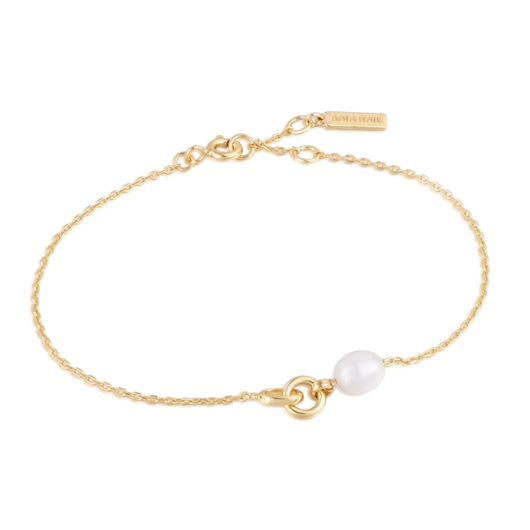 Juweel Ania Haie Pearl Power Link Chain Bracelet B043-01G