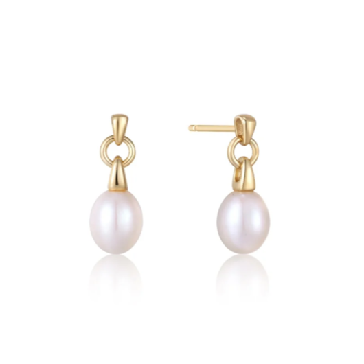 Juweel Ania Haie Pearl Power Pearl Drop Stud Earrings E043-02G Juweel Ania Haie Pearl Power Pearl Drop Stud Earrings E043-02G