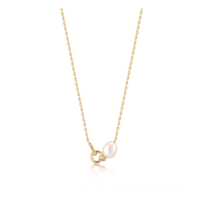 Juweel Ania Haie Pearl Power Pearl Link Chain Necklace N043-02G