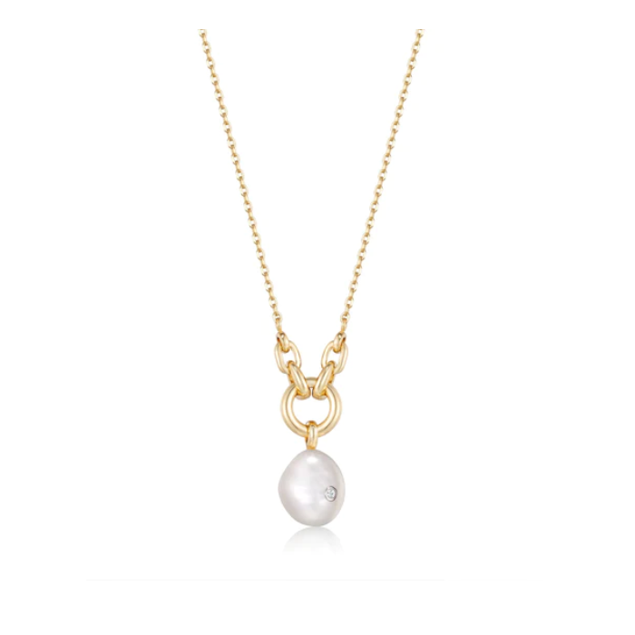 Juweel Ania Haie Pearl Power Pearl Sparkle Pendant Necklace N043-03G
