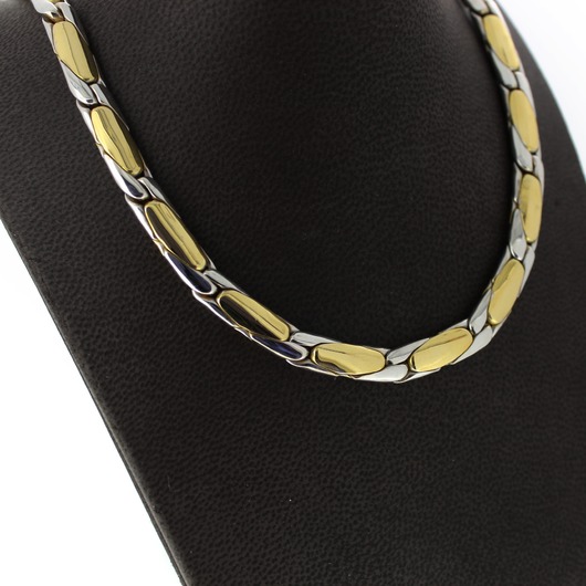 Juweel collier bicolor goud 18karaat 'CV-1273-TWDH'
