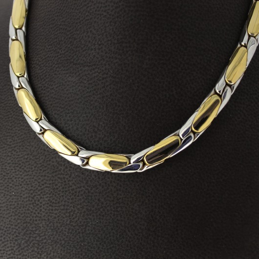 Juweel collier bicolor goud 18karaat 'CV-1273-TWDH'