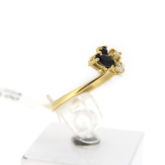 Juweel Ring Geelgoud 18 karaat briljant  'CV-1279-TWDH'