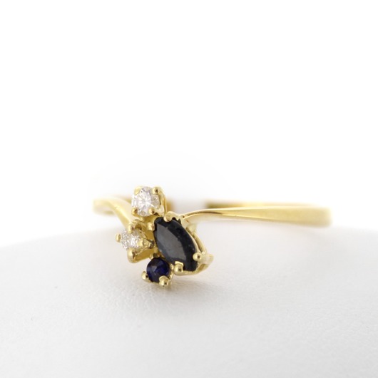 Juweel Ring Geelgoud 18 karaat briljant  'CV-1279-TWDH'