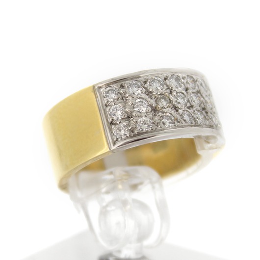 Juweel Ring Geelgoud 18karaat briljant 'CV-1281-TWDH'