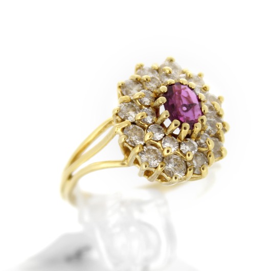 Juweel Ring Geelgoud 18karaat briljant 'CV-1282-TWDH'