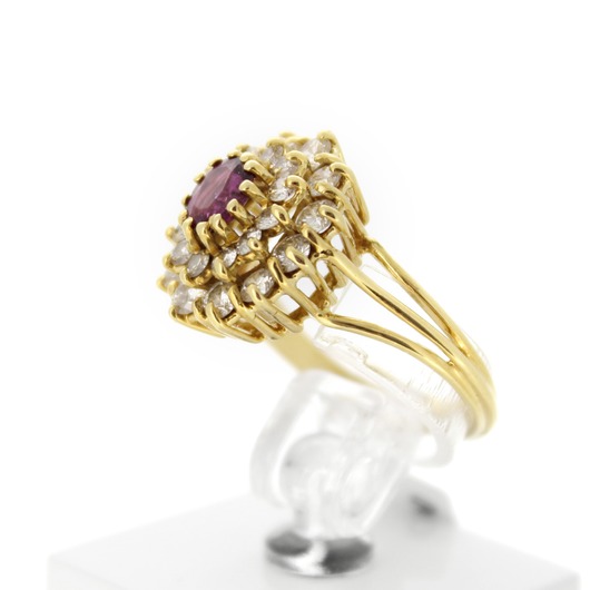Juweel Ring Geelgoud 18karaat briljant 'CV-1282-TWDH'
