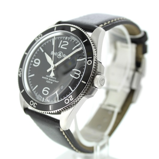 Horloge Bell & Ross BR V2-92 Black Steel BRV292-BL-ST/SCA