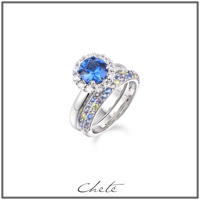 Juweel ZELS CHETE SET VAN 2 RINGEN CL64-0552