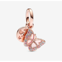 Juweel PANDORA MOMENTS BUTTERFLY ROSE GOLDPLATED 782555C01 Juweel PANDORA MOMENTS BUTTERFLY ROSE GOLDPLATED 782555C01