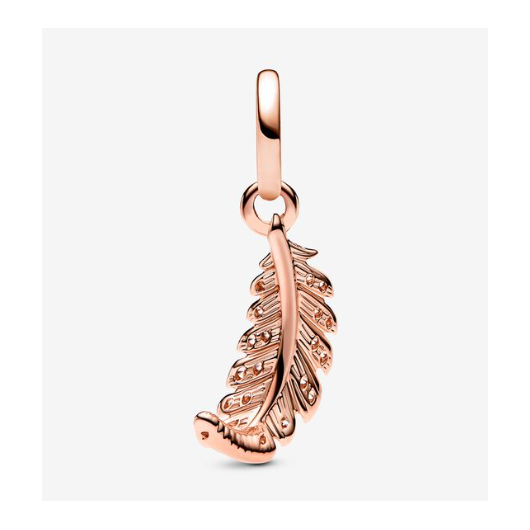 Juweel Pandora Moments Floating Curved Feather Dangle Charm 782578C01