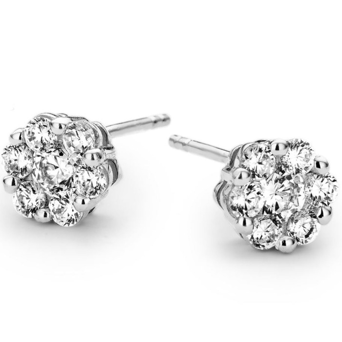 Juweel SILVER ROSE OORSTEKERS EA2249W