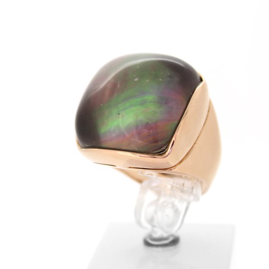 Juweel Ring rosé goud 18karaat Kleursteen '70058-1234-TWDH'