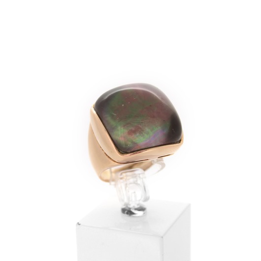 Juweel Ring rosé goud 18karaat Kleursteen '70058-1234-TWDH'