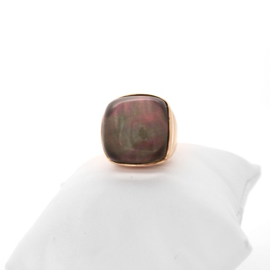 Juweel Ring rosé goud 18karaat Kleursteen '70058-1234-TWDH'
