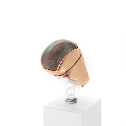 Juweel Ring rosé goud 18karaat Kleursteen '70058-1234-TWDH'