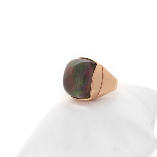 Juweel Ring rosé goud 18karaat Kleursteen '70058-1234-TWDH'