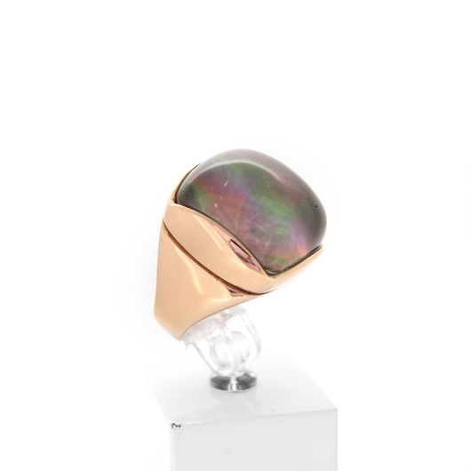 Juweel Ring rosé goud 18karaat Kleursteen '70058-1234-TWDH'