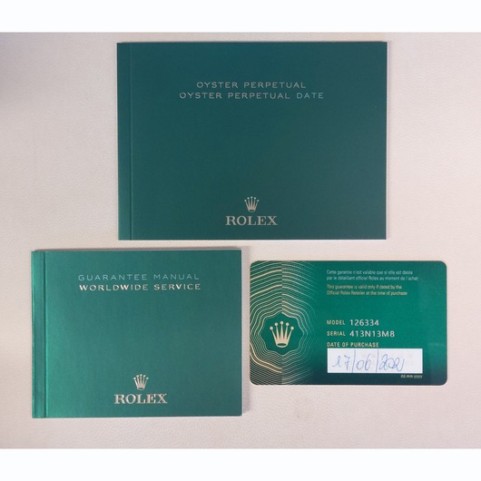 Horloge ROLEX OYSTER PERPETUAL DATEJUST 126334 'CV-675-TWDH'