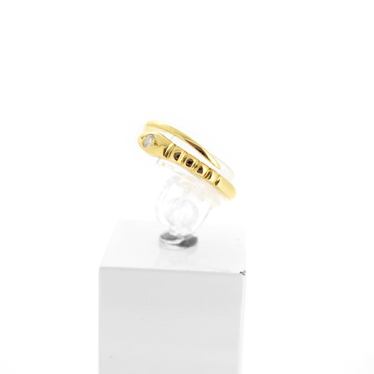 Juweel Ring Geelgoud 18karaat briljant '70537-1300-TWDH'