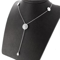 Juweel Collier en hanger witgoud 18 karaat briljanten '70056-1235-TWDH' Juweel Collier en hanger witgoud 18 karaat briljanten '70056-1235-TWDH'